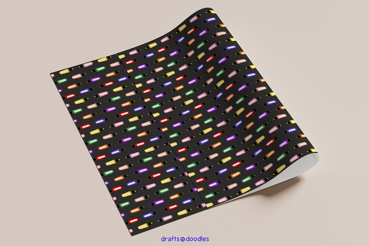 Back to School Clipart and Patterns, a Pattern Graphic by Drafts n Doodles (Photo 12 of 12)