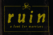 Ruin  - hand drawn medieval font, a Script Font by Jeffry Macpherson Visuals (Thumbnail 1 of 6)