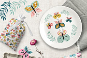 Butterflies patterns collection, a Pattern Graphic by Cozy pattern shop (Thumbnail 4 of 8)