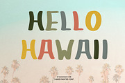 Hello Hawaii - Modern Font, a Sans Serif Font by Spark Studio Brushes (Thumbnail 1 of 7)