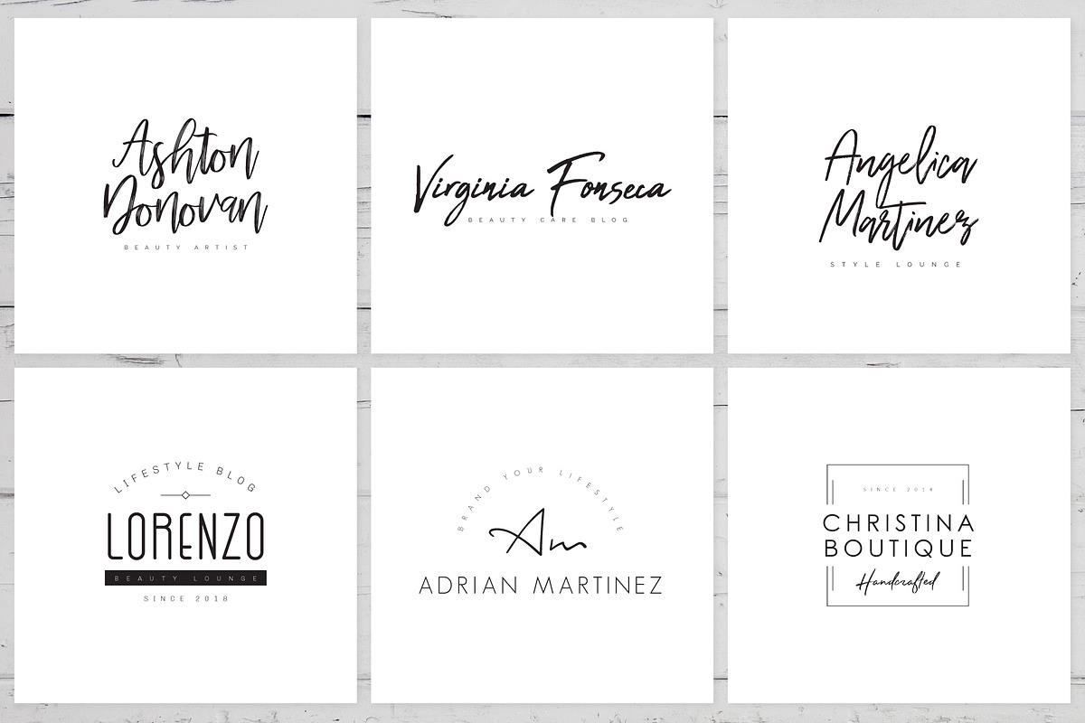 200 Minimal Premade Logo Bundle, a Branding & Logo Template by XpertgraphicD (Photo 5 of 60)