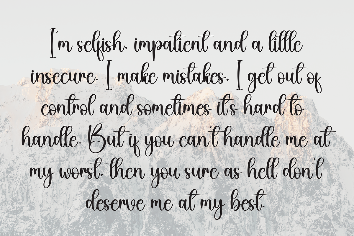 Airplane | Script Font, a Handwritten Font by Scratchones (Photo 6 of 8)