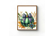 Autumn Pumpkin and Bow Clipart, an Illustration by Libby Wishes (Thumbnail 5 of 11)