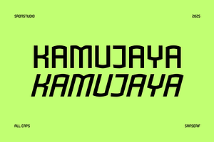 Kamujaya Font