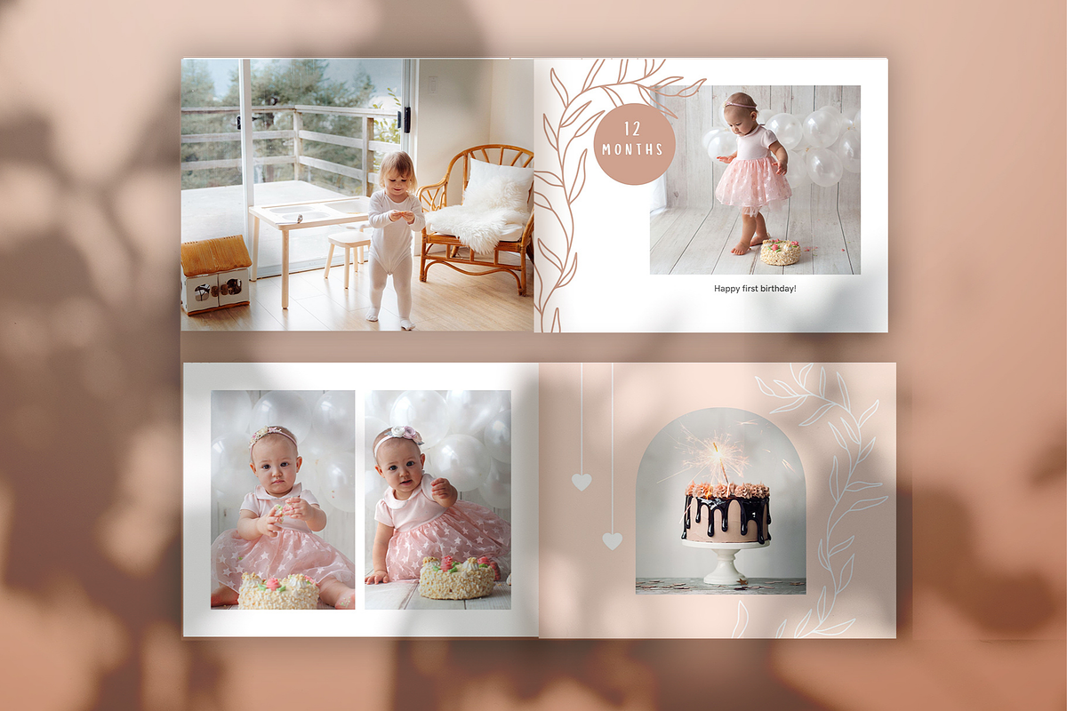 Baby Photo Book Template. Freebie!, a Stationery Template by Red Ink (Photo 7 of 8)