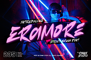 Eramore Street Brush Font, a Handwritten Font by Ronny Studio (Thumbnail 1 of 9)
