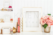 Pink Frame Mockups Stock Bundle, a Print Template by Styled Stock House (Thumbnail 2 of 4)