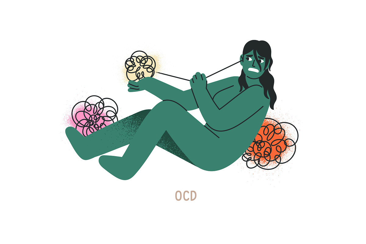 Mental disorders, psychological set, a Person Illustration by PaperTrident (Photo 7 of 12)