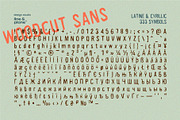 Woodcut Sans - Latine & Cyrillic, a Handwritten Font by line & plane (Thumbnail 5 of 12)