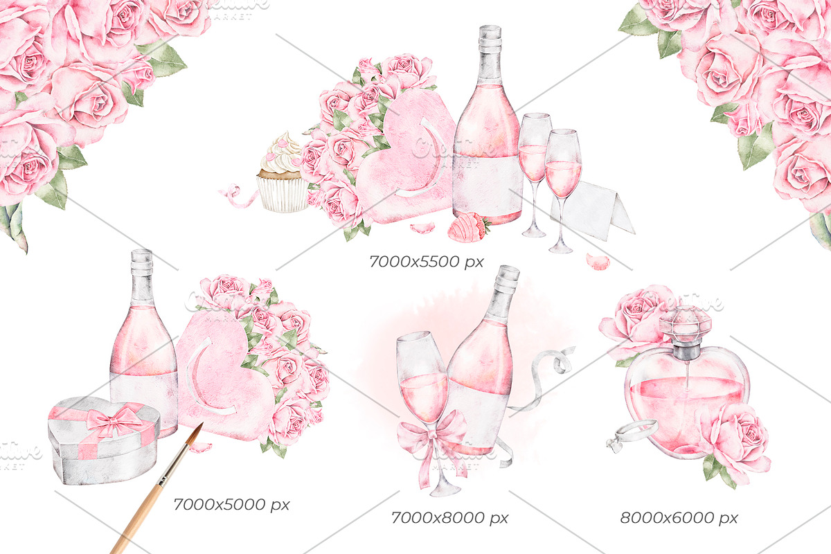 Saint Valentine's Day clipart, a Seasonal Illustration by Eves_Aquadreams (Photo 5 of 15)