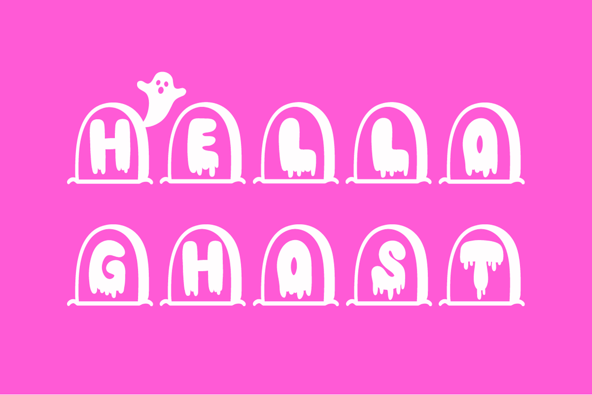Pink Stone Font Decorative Font, a Handwritten Font by Kanink Studio (Photo 3 of 8)