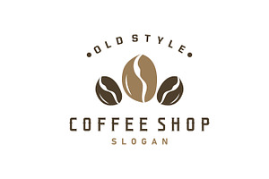 vintage design logo coffee bean, a Branding & Logo Template by Maylianaw28