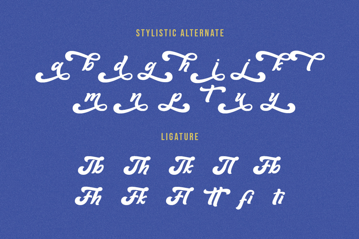 Bentakur - Retro Font, a Handwritten Font by prps.std (Photo 6 of 8)
