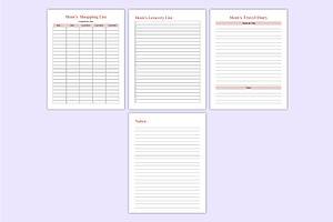 Mom's Planner Canva Template