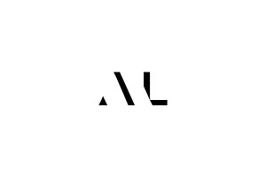 letter AL initial logo, a Branding & Logo Template by ZHR Creative