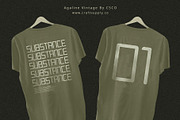 Agaline Vintage, a Sans Serif Font by Craft Supply Co. (Thumbnail 4 of 8)