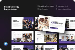 Brand Strategy Presentation Keynote, a Presentation Template by SquidPixey