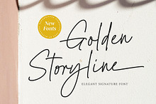 Golden Storyline - Elegant Font
