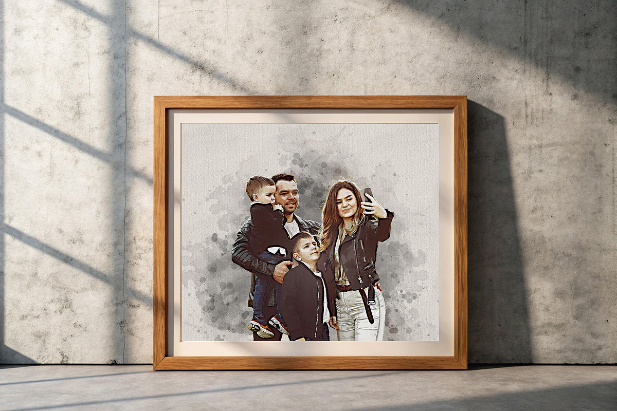 Costume Family Watercolor Art, an Action Add-On by MRI STUDIO (Photo 8 of 27)
