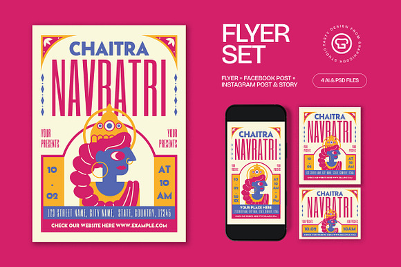 Chaitra Navratri Flyer preview 4
