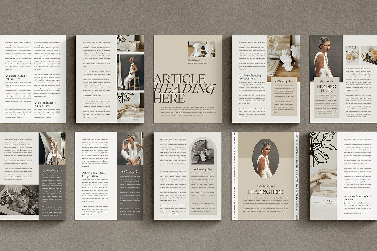 Classic Ebook Template CANVA, a Magazine Template by Studio Loire (Photo 10 of 17)