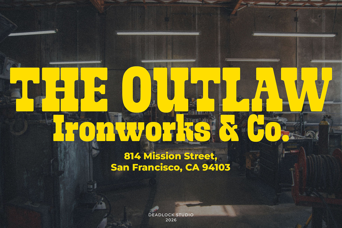 Gravebone, a Slab Serif Font by deadlock studio (Photo 4 of 9)