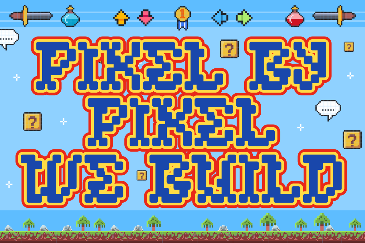 Pixel Quest - Pixel Font, a Font by PutraCetol Studio (Photo 2 of 5)