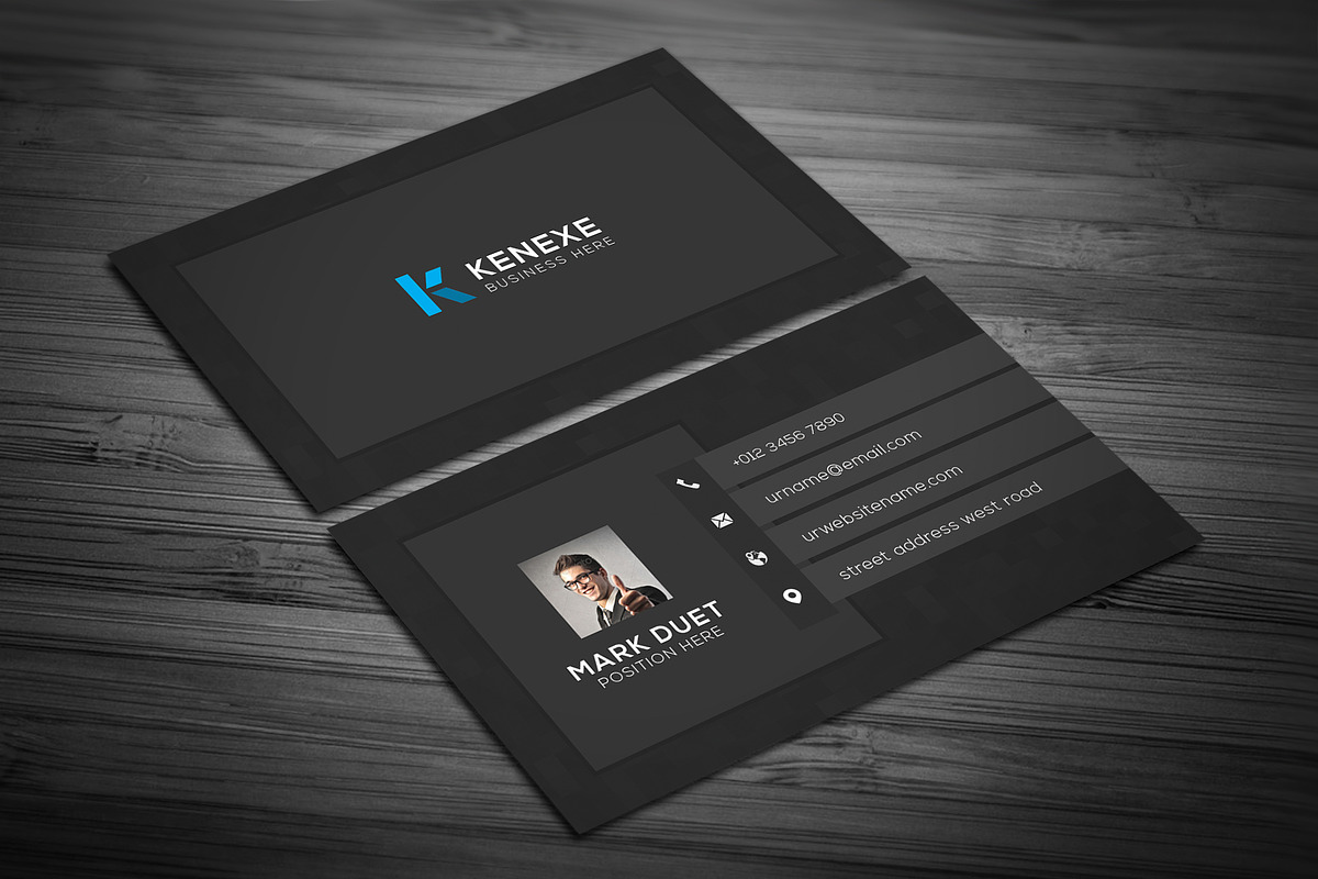 Simple Business Card, a Business Card Template by Creative_Arts (Photo 1 of 3)