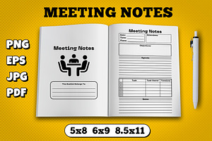 Meeting Notes Kdp Insert