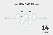 14 vector roadmaps, an Object Graphic by Alexey Yarkin (Thumbnail 1 of 15)