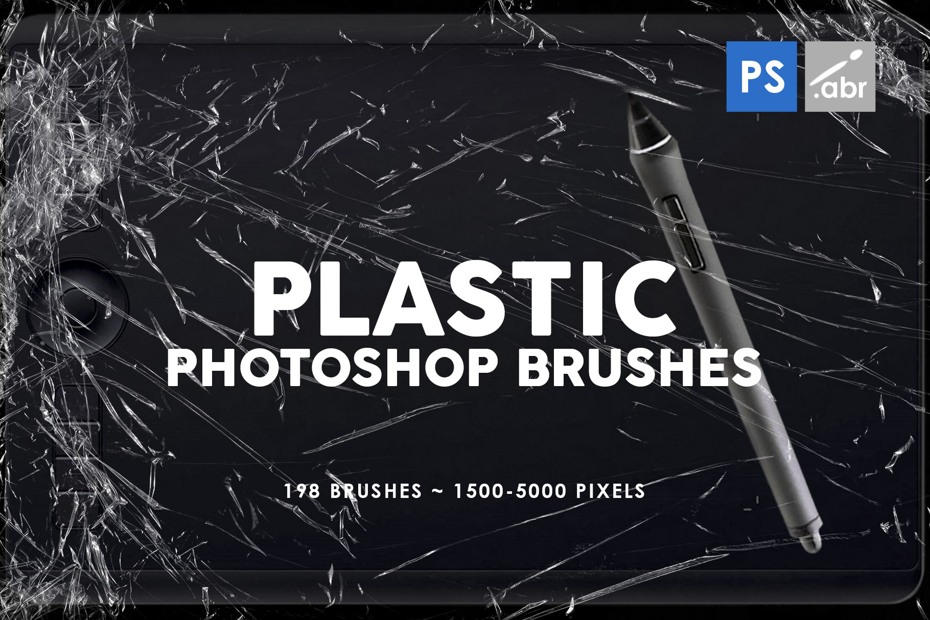 198 Plastic Photoshop Brushes, a Brush Add-On by ArtistMef