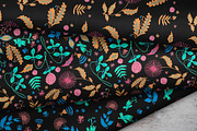 Gouache hand drawn decorate flowers, a Decorative Illustration by Folkheart (Thumbnail 9 of 9)