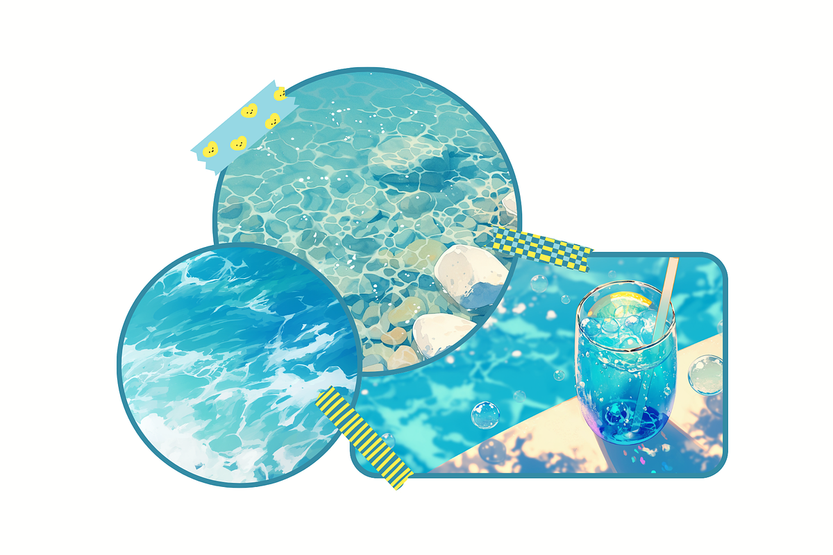 Procreate Water Brushes, a Brush Add-On by Cozy Brushery (Photo 9 of 9)