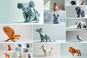 121 Origami animals, an Animal Photo by Handmadefont (Thumbnail 10 of 17)