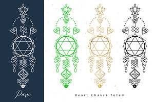 Chakras Totems. Pro