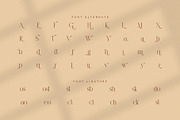 Roslia Elegant Ligature Serif Font, a Serif Font by Graphicxell (Thumbnail 8 of 8)