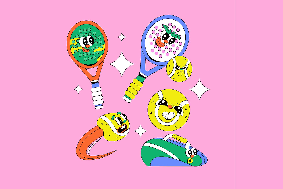 Paddle Character Asset Illustration, a Sport Illustration by graphicook