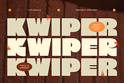 Kwiper - Modern Bold Logo Sans Font, a Sans Serif Font by Typia Nesia (Thumbnail 1 of 14)