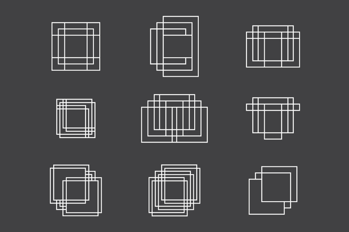 Set of trendy logotypes, an Education Illustration by Helen Sko (Photo 5 of 9)