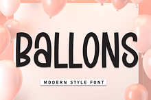 Ballons | Script Font