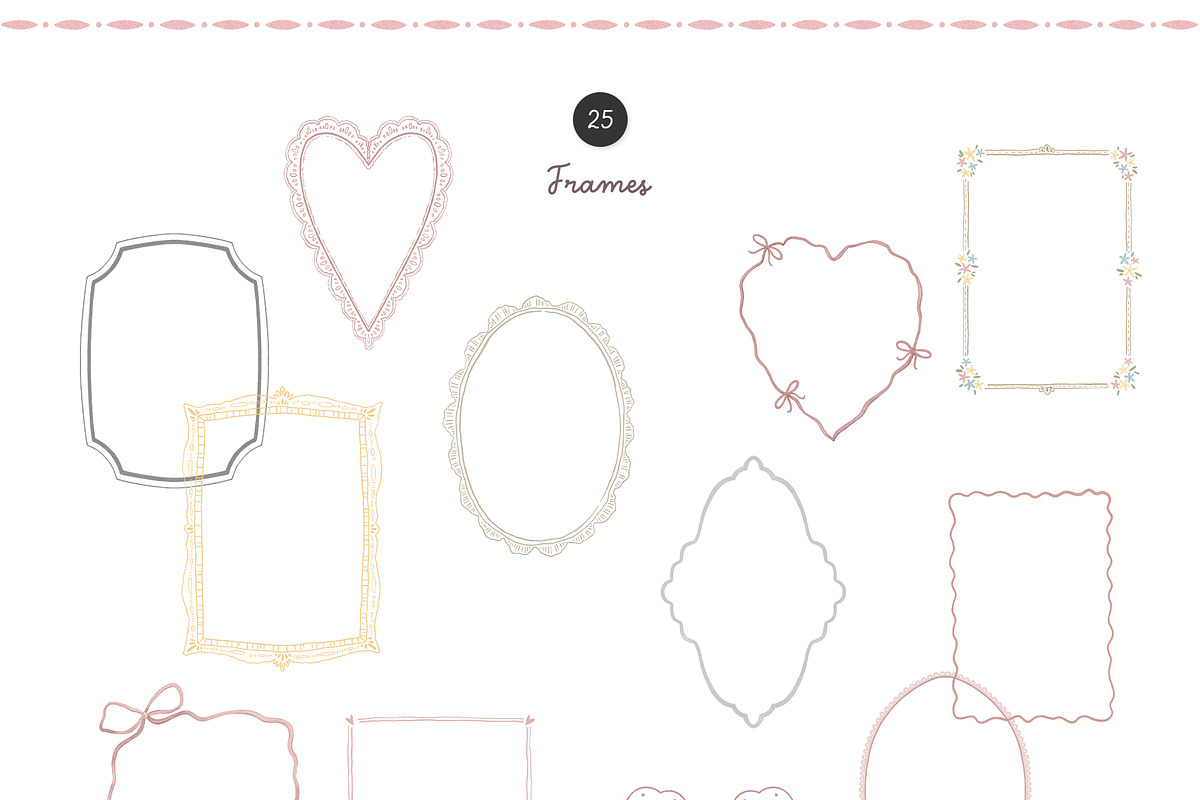 Whimsical Love Watercolor clipart, a Decorative Illustration by Kreker Kate (Photo 10 of 11)