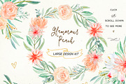 50% OFF Peach peonies Watercolor, an Illustration by LABFcreations (Thumbnail 2 of 12)