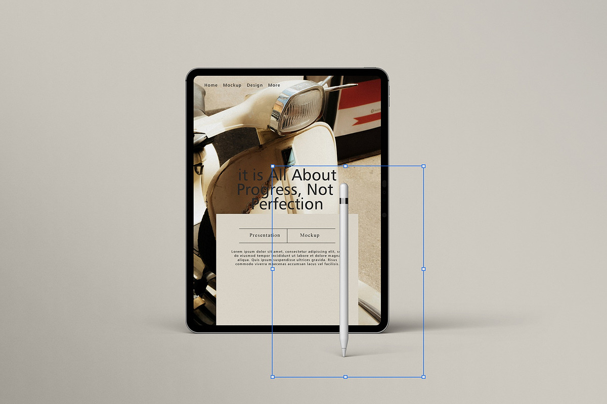 iPad Pro Mockups - Scene Creator, an iPad Mockup by Tahtagraphic (Photo 7 of 16)