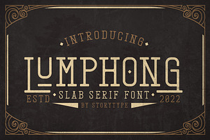 Lumphong Slab Serif Font, a Slab Serif Font by Storytype Studio