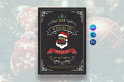 Christmas Greeting Card Template, a Flyer Template by DesignDevisers (Thumbnail 1 of 8)