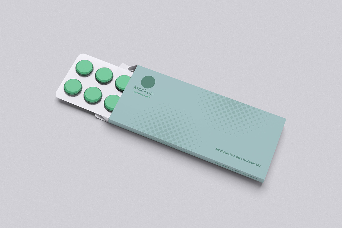 Pill Box set Mockup, a Packaging Mockup by xavier_studio (Photo 5 of 5)