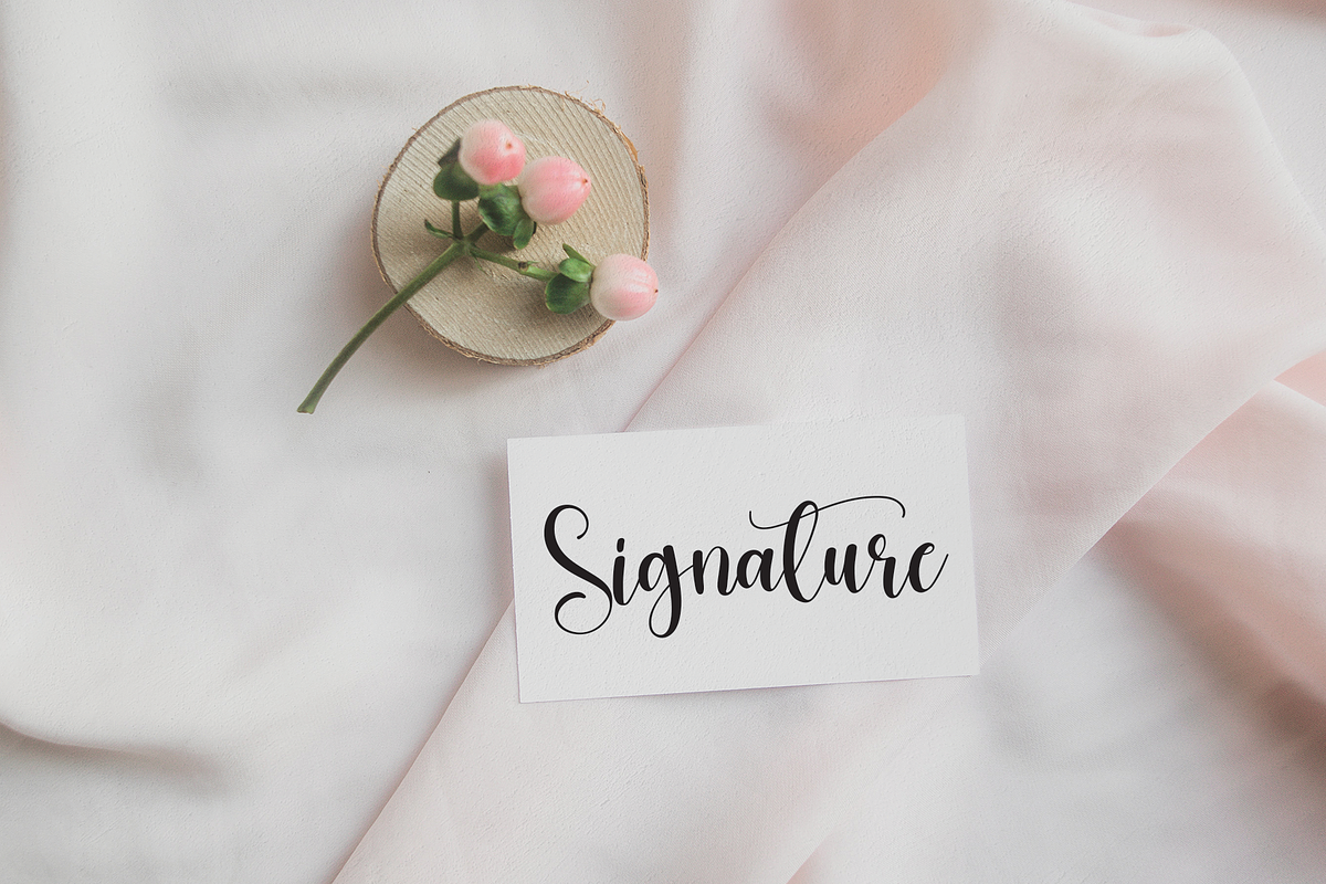 Birthday | Script Font, a Script Font by Scratchones (Photo 5 of 6)