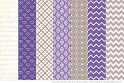 Owls Clipart & Patterns in Purple, an Animal Illustration by Amanda Ilkov (Thumbnail 4 of 4)