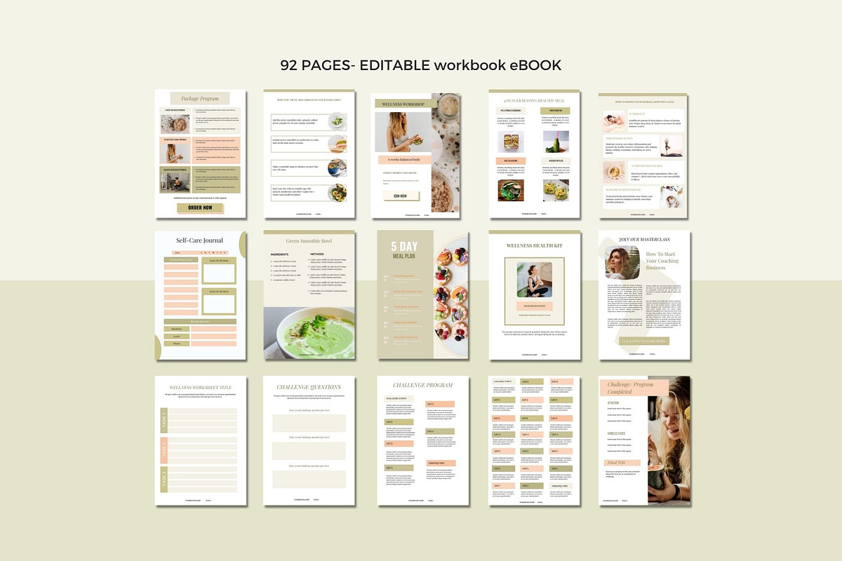 Health and Wellness Canva Template, a Magazine Template by Deepa Template Studio (Photo 4 of 17)