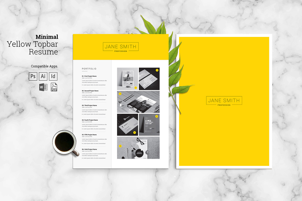 Clean Resume / CV preview 6